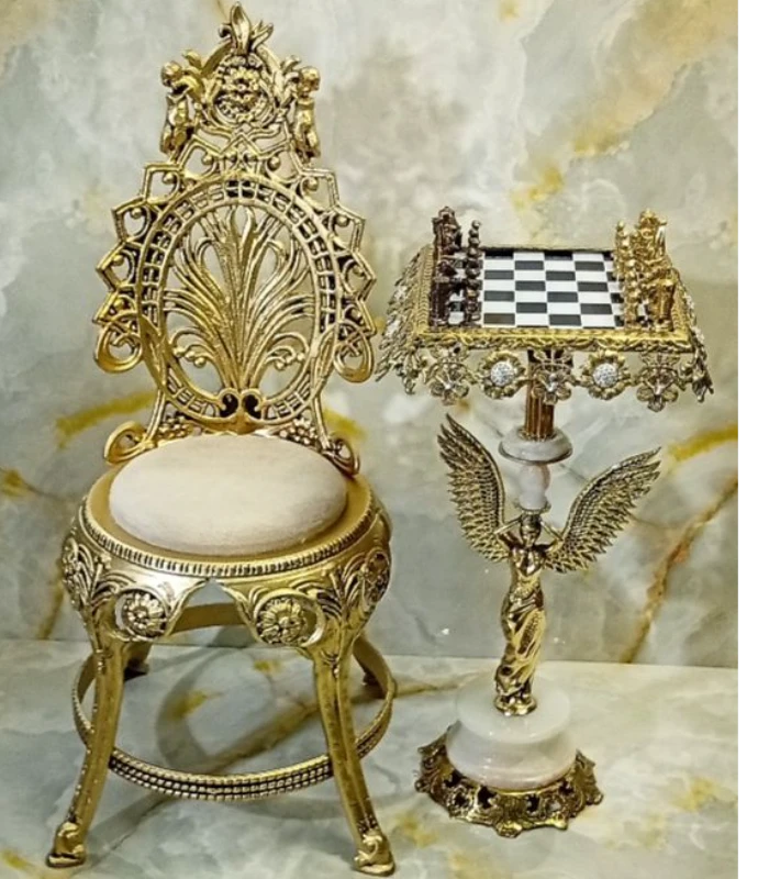 ست صندلی ومیز شطرنج
