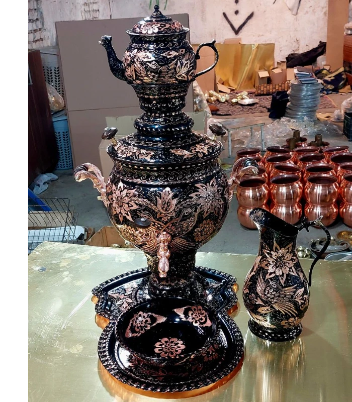 سماور ۴ لیتری مسی