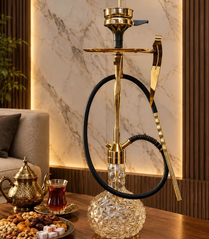 قلیان طرح کرنو سایز بزرگ بدون کیف