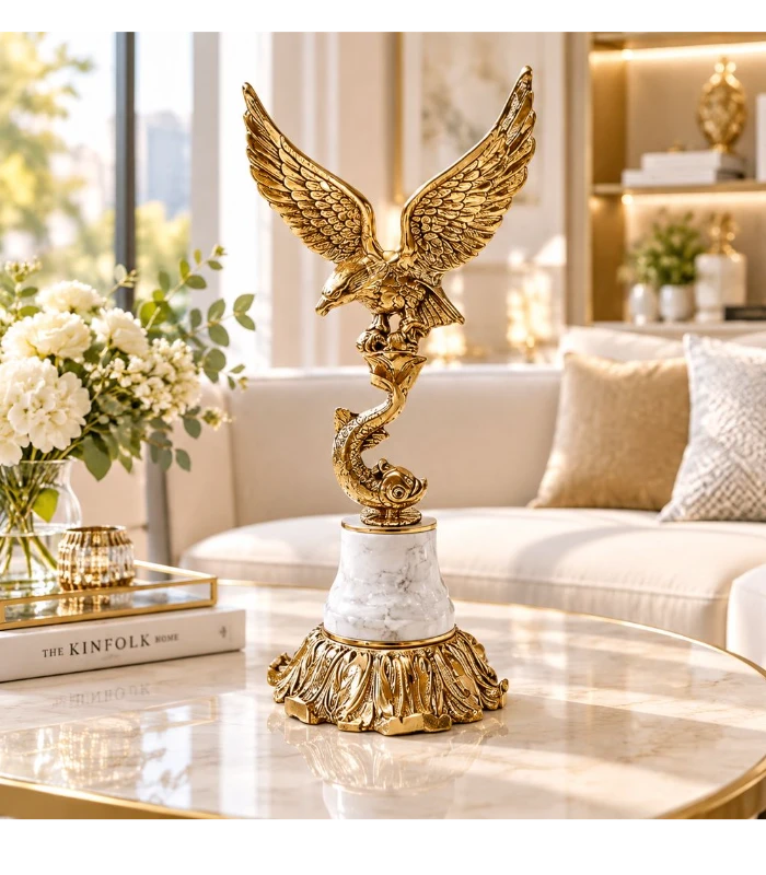 رومیزی عقاب و ماهی
