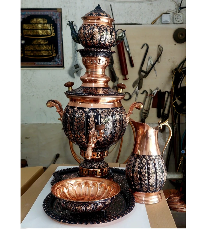 سماور ۴ لیتری مسی
